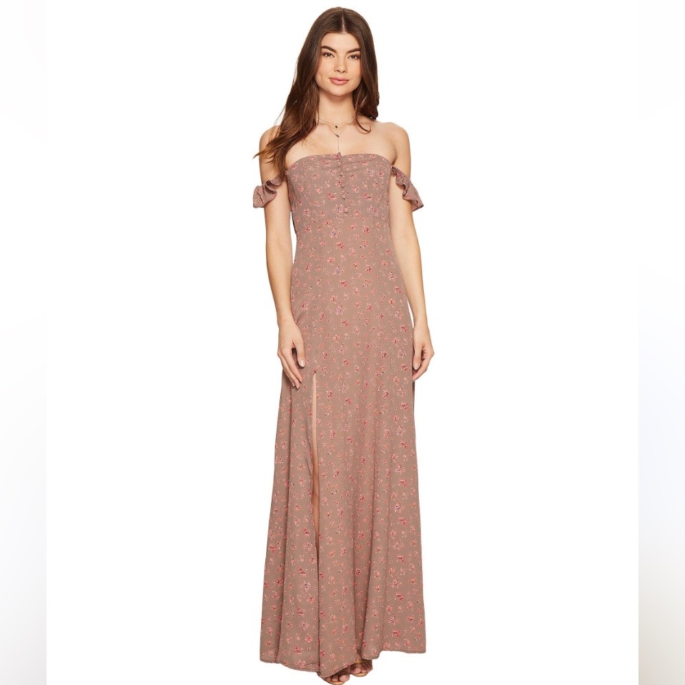 FLYNN SKYE NWT Bardot Floral Maxi Dress Sweet Treat